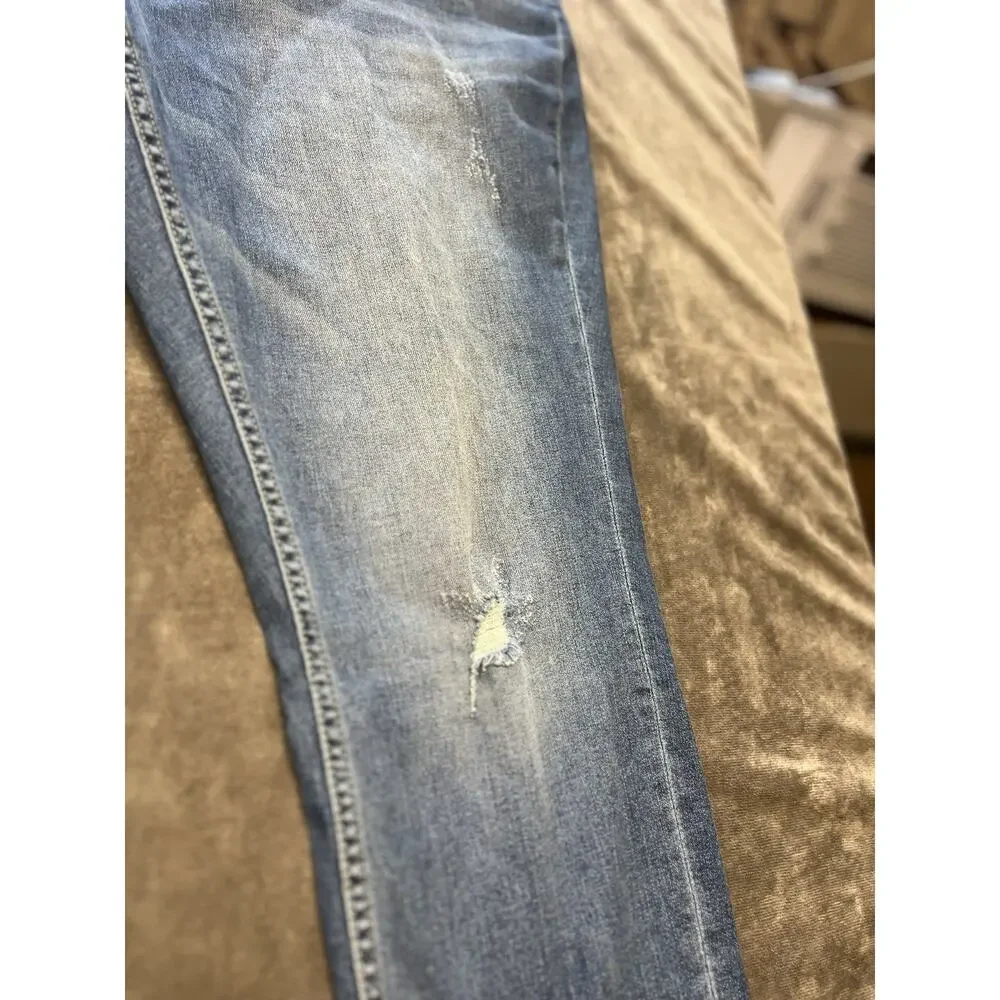 Vigoss THOMPSON TOMBOY Size 20 High Rise Ankle Straight Jeans Denim Pants 38x28 - Picture 3 of 9